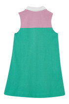 Color-Blocked Polo Dress